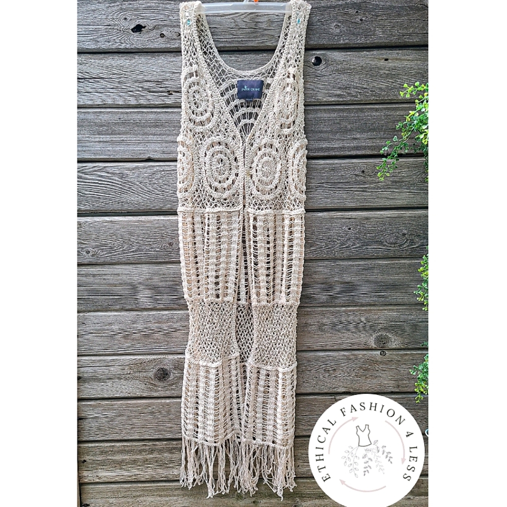 PAPER CRANE Egg Shell Knitted Cardigan